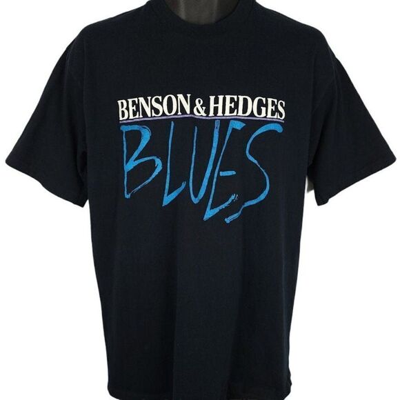 Benson & Hedges Blues T Shirt Vintage 80s Festival St Louis Made In USA Mens